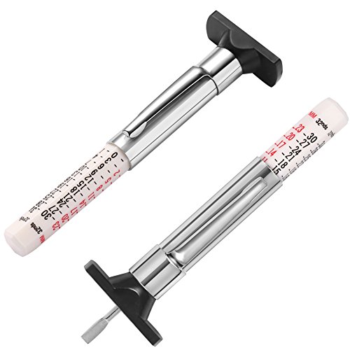 PROND Tire Tread Depth Gauge, 2-Pack, Color Coded, Accurate Measurement, Suitable for Trucks, Motorcycles, Automobiles and Passenger Vehicles — view 2