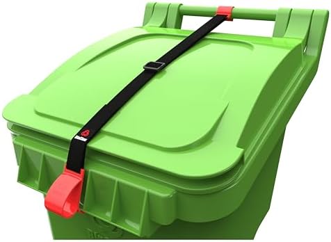 Original BinClaw ONE-Handed Trash Can Lock – The ONLY One with The Handle! Keep Hands Clean. No Drilling - No Tools. Trash Can Lid Lock Security