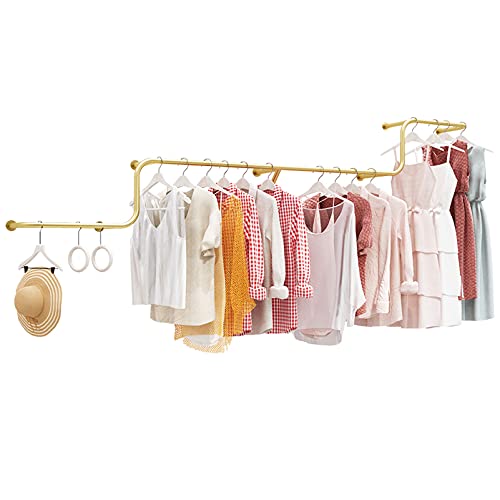 Tringle à vêtements de détail moderne en métal pour portant de magasin
