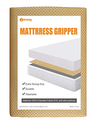I FRMMY Non Slip Grip Pad for Spring and Memory Foam Mattress, Keeps Mattress in Place for a Great Night's Sleep- Full Size (52.5 x 74 inch)