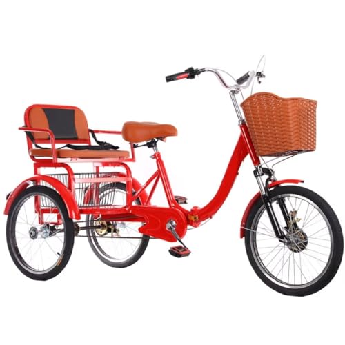 Triciclo Plegable 20 Pulgadas Rojo miniatura 1