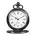 TREEWETO Mens Engraved Pocket Watch Father of The Groom Gifts from Bride - to Dad of Groom Pocket Watches Wedding Gift for Father in Law, Black