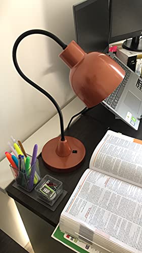 Luminaria De Mesa Hook Bivolt (Cobre-Preto)