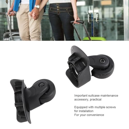 Luggage Replacement Wheels,1 Pair Travel Suitcase Caster Repair Kits with Screw Luggage Wheels for Most Suitcase Repair Outdoor Supplies (S(283 X 180mm / 11.14 X 7.09in))2