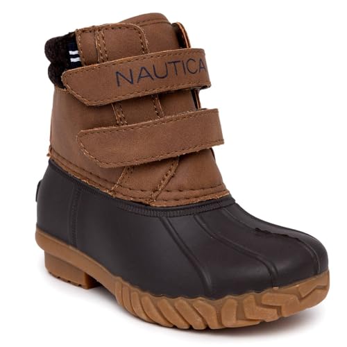 Nautica Boys Waterproof Duck Boot Winter Shoe Big...