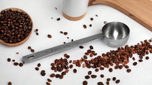 Image of 3D CREATIONS Stainless Steel Coffee Spoon 15ml Coffee Spoons Suitable for Adding Sugar Garnishing Measuring
