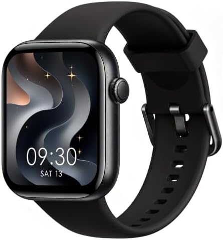 Smartwatch Damen Herren, 1,85" HD Touch Fitnessuhr mit Telefonfunktion, 140+Sportmodi Smart Watch Fitness Tracker mit Pulsmesser Schlafmonitor Schrittzähler, IP68 Wasserdicht Sport