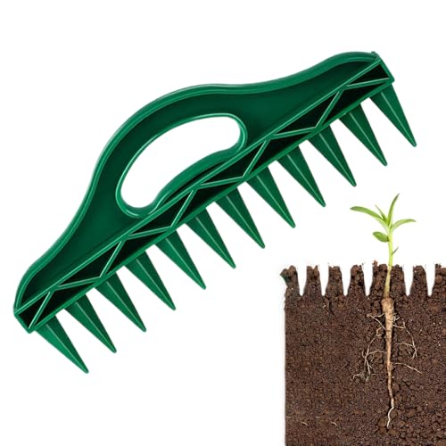 Seedling Spreader | 11.82In Handheld Vegetable Sowing Seeder Tool | ABS Garden Hole Puncher Planting Transplanter Lightweight Hand Tool for Yard Greenhouse Lawn Farmland Seed Starting