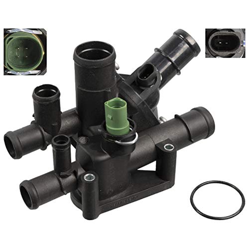 febi bilstein 108921 Thermostat mit Gehäuse, Dichtung und Temperaturschalter, 1 Stück