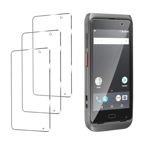 Image of CT40 Tempered Glass Screen Protector for Dolphin CT40 CT45 Barcode Scanner Handheld PDA, 5.0 Inch Display Protective Film Anti-Scratch (3Pcs)