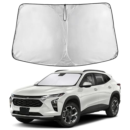 Image of EcoNour Windshield Sunshade Compatible for Chevrolet Trax 2013-2021 2022 2023, LS /LT /LTZA Sun Visor for Front Windshield & Window Sun Shade Cover, UV Heat Blocker & Protector, Car Accessories