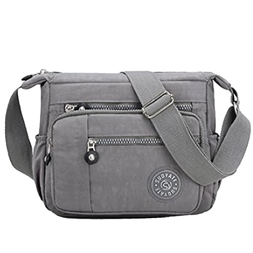 UNYU cross body bag - Bolso cruzados para mujer Gris gris talla única