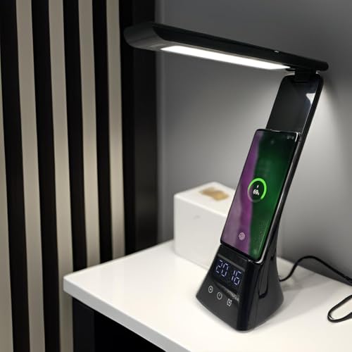 Generic eye-care desk lamp with smartphone charging function, can be ...