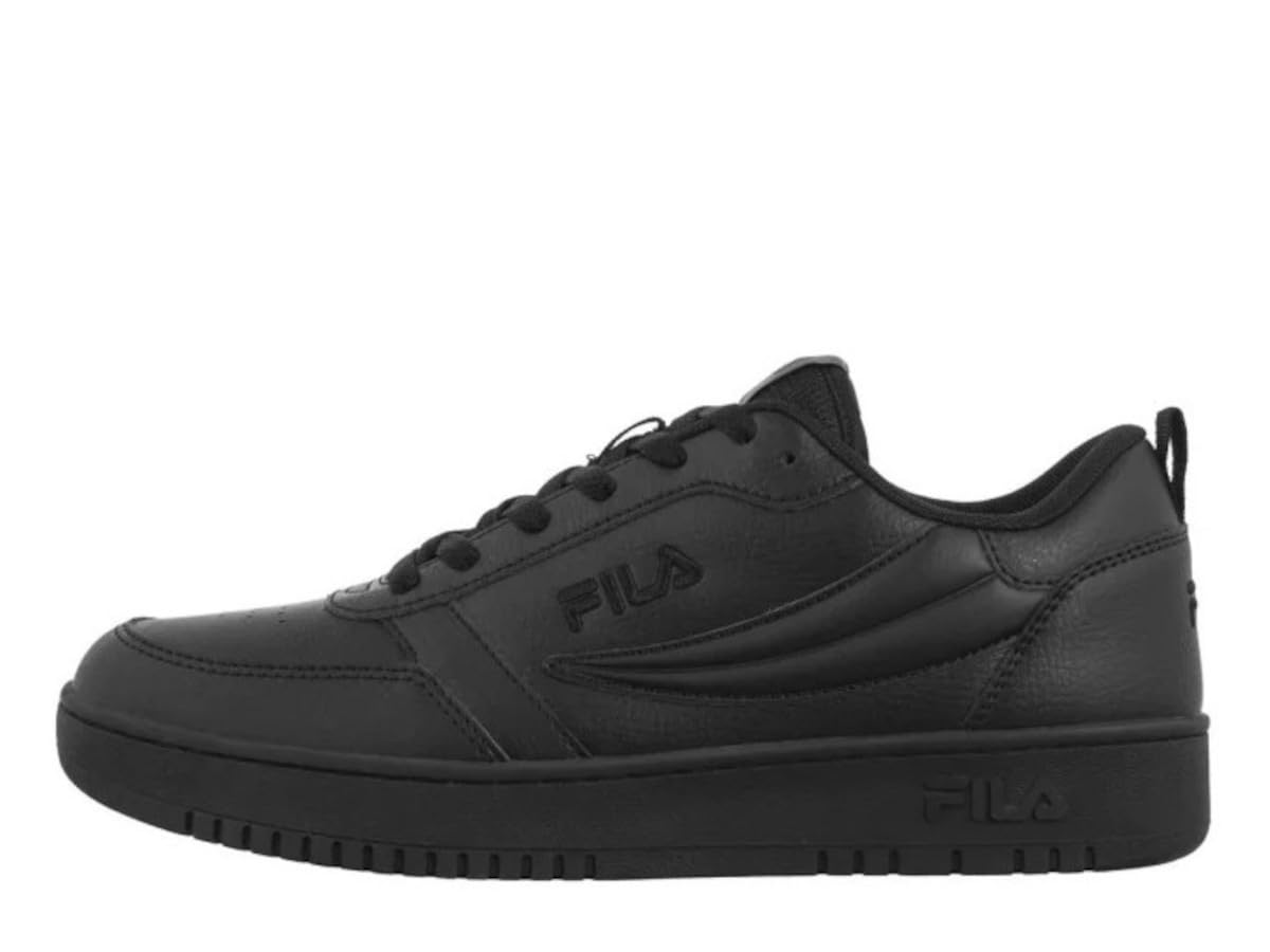 FILA Men's Rega NF Trainers, Black-Black, 43 EU, Black, 9.5 UK