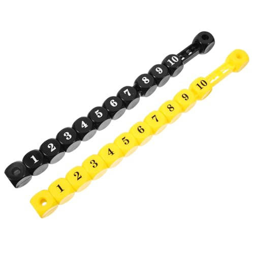 PAMINGONO 2 Piezas De Marcadores De Puntuación Mínima para Juegos De Mesa, Marcadores De Futbolín, Contadores De Puntuación, Contadores De Puntuación para Juegos De Mesa, Accesorios para