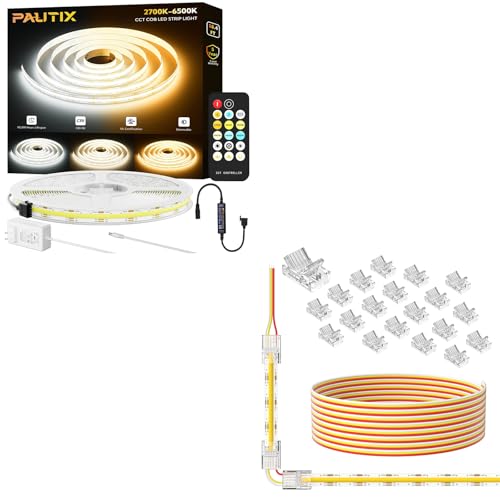 Tira de luz LED COB PAUTIX 2700K-6500K 5 m CRI90+ miniatura 1