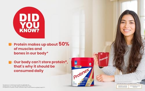 Protinex Creamy Vanilla, 400G|40% daily protein is when prepared with 200ml milk for strong muscles | high Protein | Zero added sugar| Nutrional drink for men, women