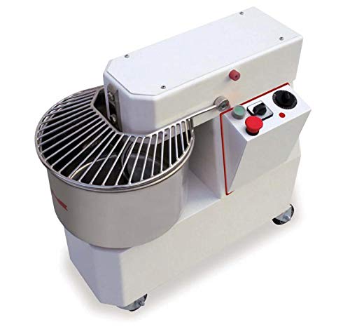 HEAVY-DUTY SPIRAL DOUGH MIXER WITH FIXED HEAD AND BOWL