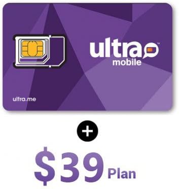 Ultra Mobile triple punch(Regular,Micro & Nano) all in one SIM Card With $39 Plan