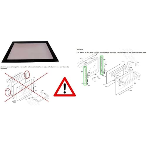 HOME EQUIPEMENT Vitre intérieure 20000669 pour Cuisinière BOSCH, NEFF