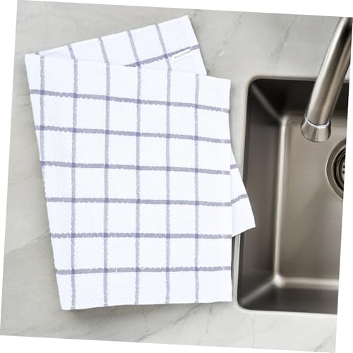Paño de cocina absorbente Alipis de algodón reutilizable para lavar platos, pack de 6 unidades 7