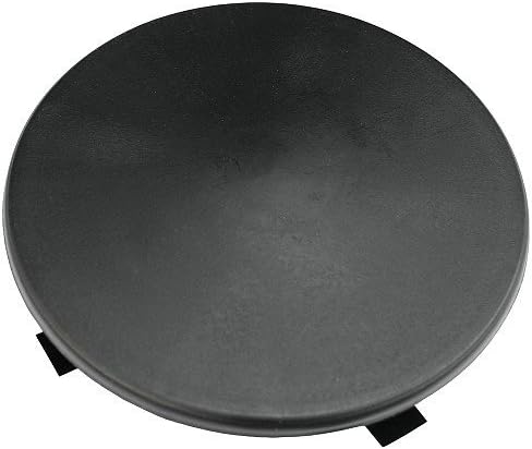 4-1/2" Round Light Pole Top Cap- Black Plastic