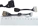 DC-IN Jack for Lenovo Ideapad Y700-15ISK, DC Power Jack Harness Port Connector Socket with Wire Cable.