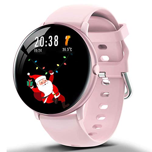 Smartwatch,Fitness Watch Uhr Voller Touch Screen IP67 Wasserdicht Fitness Tracker Sportuhr mit Schrittzähler Pulsuhren Stoppuhr für smartwatch