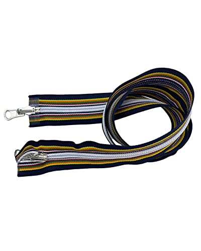Lunghezza: 80 cm, Catena: Spirale No. 6 White, Colori interni: Blu, Rosso, Giallo, Verde, Arancione, Bianco, Cursori: 2 reversibili, colore argento, Diapositive: Metallo, Utilizzo: Ideale per giacche e abbigliamento