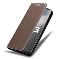 Cadorabo Custodia Libro per MEIZU 16s in Bruno Café - con Vani di Carte, Funzione Stand e Chiusura Magnetica - Portafoglio Cover Case Wallet Book Etui Protezione