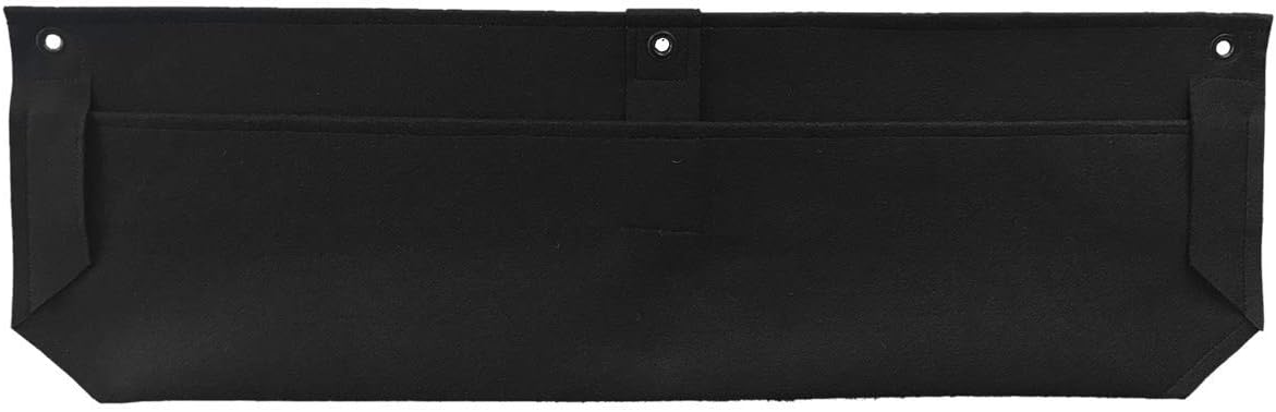 WallyGrow Wally Pro Junior II Pocket Wall Planters, Create a Plant Wall with Hanging Planters for Indoor or Outdoor Use (Black, Single)