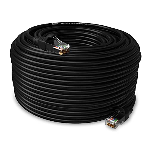 Oren CAT6 50m Outdoor Ethernet Cable LAN - Pure Copper 23 AWG - Patch Cord
