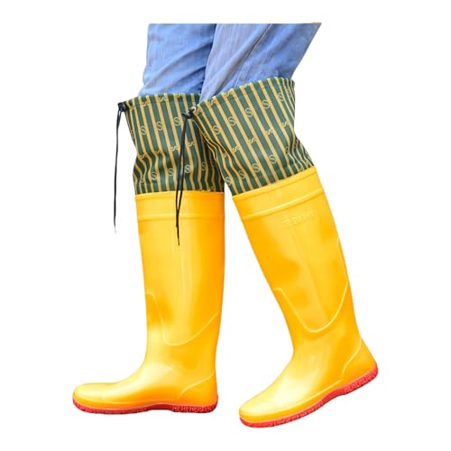 Waterfowl Hunting Waders, Waterproof Duck Hunting Hip Boots, Insulated Thigh Boot for Breathable Hunter Boots, Stockingfoot Wading Pants for Fishing Kaykaing(9)