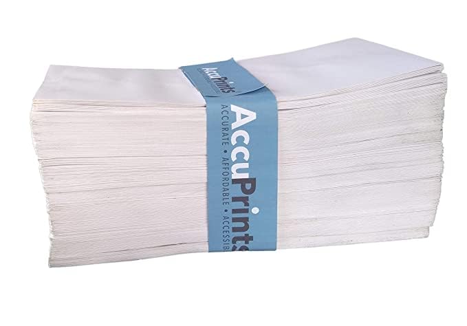 AccuPrints Envelope White Cheque Size envelope | Thickness - 100 gsm | Size 4.5 by 10 inch (25)