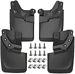 A-Premium Mud Flaps Splash Guards Replacement for Toyota Tacoma 2016-2022 Molded with OEM Fender Flares (Doesn't Fit SR Models) Front and Rear 4-PC Set