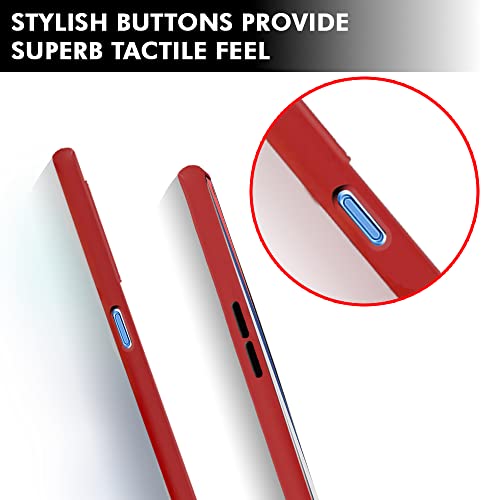 Image of TheGiftKart Back Cover for Realme 9 5G / 8s 5G / 8 5G / Narzo 30 5G (TPU, Poly Carbonate | Red)