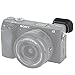 JJC KIWIFOTOS Ergonomic Long Camera Eye Cup for a6600 a6500 a6400, a6600 Eyecup, a6500 Eyecup, a6400 Eyecup, a6600 Eye Piece, Viewfinder EP17, Size: 41*27*17mm; Compatible with Sony a6500 a6400 a6600