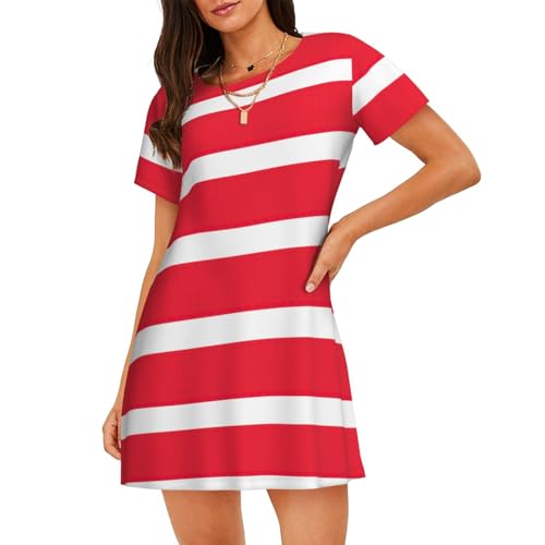 Chemise de nuit fluide en coton léger motif Autriche assurant une fraîcheur nocturne absolue