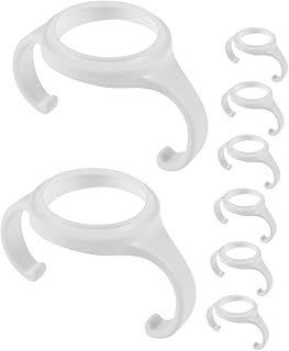 Kisangel 8 Piezas De Soporte Para Botellas Con Asas Para Biberones Color Pp