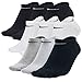 Produktbild Nike Sneakersocken Socken 9 Paar Weiß Grau Schwarz Herren Damen Füßling SX2554, Farbe:schwarz/bunt/weiss, Socken Neu:38-42