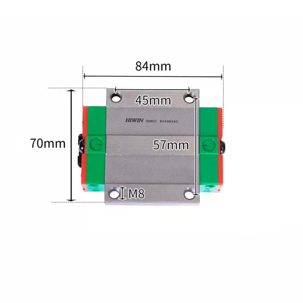 HGW25CC HIWIN Linear Block for HGW25 Linear Motion Slider Rail Guide Linear bearing
