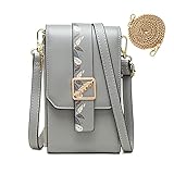 🎁Material: Handy schultertasche damen aus strapazierfähigem PU-Leder, Hochwertige goldene Metallteile sind sehr rostbeständig und die Reißverschlüsse sind glatt genug, sodass Sie sich keine Sorgen über festsitzende Probleme machen müssen;