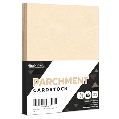 Natural Stationery Recycled Cardstock Paper (50 Sheets)