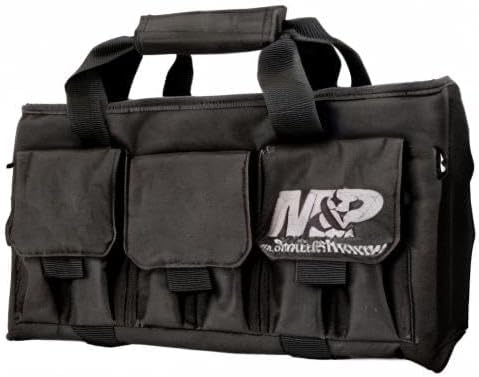 Smith & Wesson M&P Pro Tac Padded Handgun Case with Ballistic Fabric Construction and External Pockets for Shooting, Range, Storage and Transport - Image 4