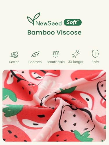 Image of Unisex Baby Bamboo Viscose Long Sleeve Romper, Cute Prints Zipper Footless Jumpsuit, Toddler One-Piece Outfits