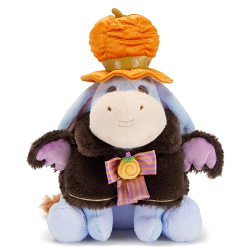 Disney Store Official, Winnie The Pooh, Ígor, Peluche Halloween Disfrazado con Capa Suave y Sombrero Calabaza, 27 cm, para recién Nacidos, para Todas Las Edades Disney Store Official, Winnie The Pooh, Ígor, Peluche Halloween Disfrazado con Capa Suave y Sombrero Calabaza, 27 cm, para recién Nacidos, para Todas Las Edades