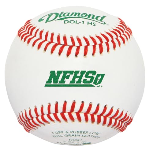 Image of Rods Diamond Sports DOL-1 HS NFHS /NOCSAE High School Baseball - 1 Dozen White