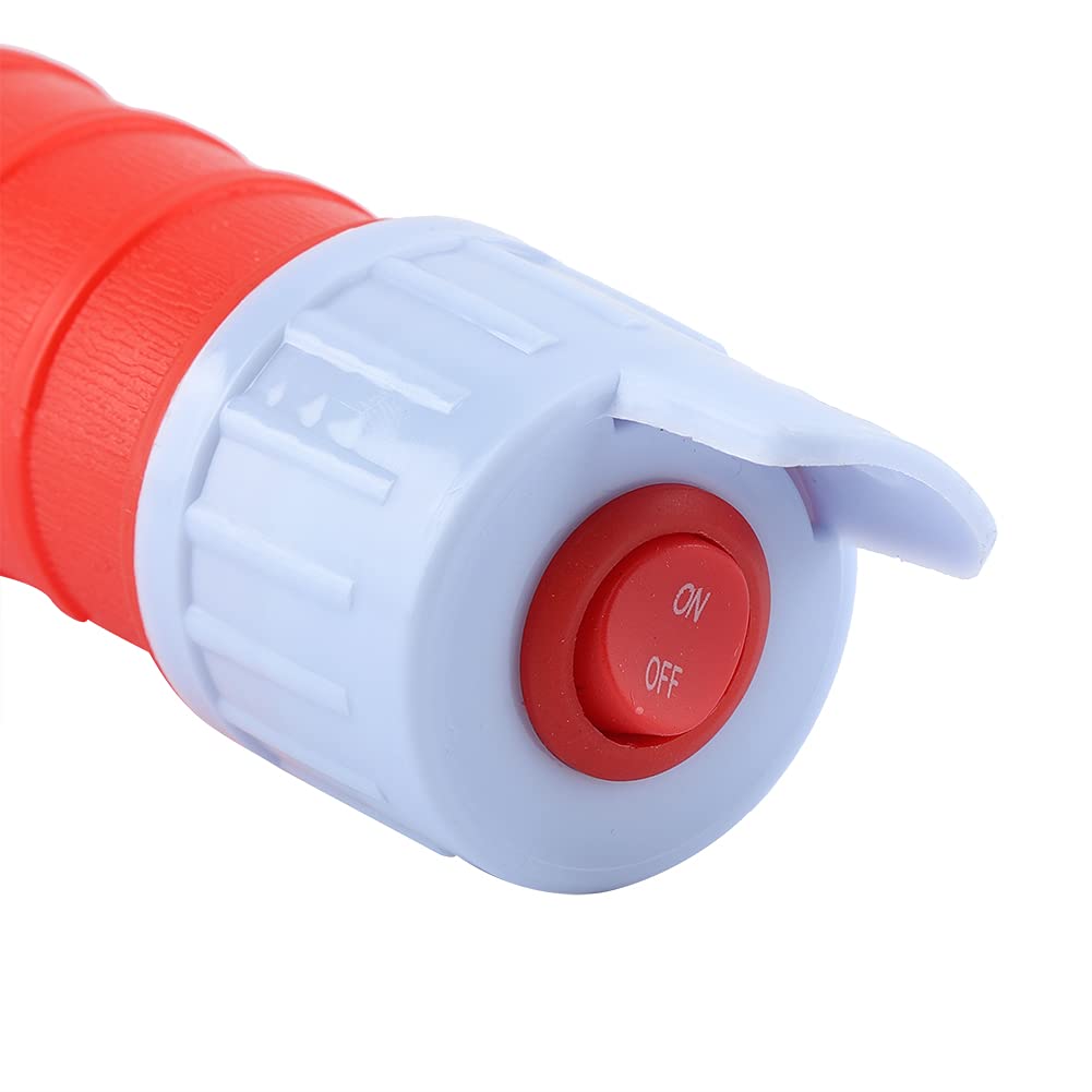 FTVOGUE Liquid Transfer Pump Battery Powered Siphon Pump for Oil (Red