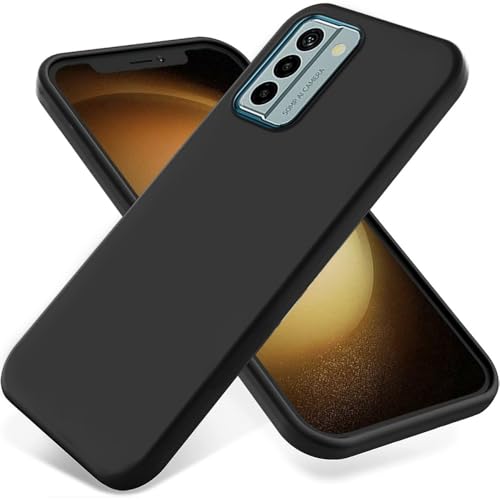 Coque Nokia G22 silicone noir protection arrière souple cordon ajustable