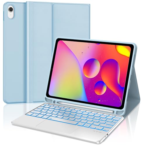 Funda de tablet iPad 11 y 10.9 pulgadas con teclado bluetooth para trabajar y estudiar en movilidad